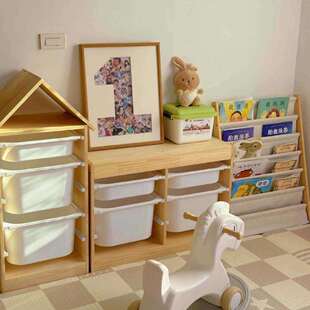 实木儿童收纳柜幼儿园储物柜舒法特储物柜