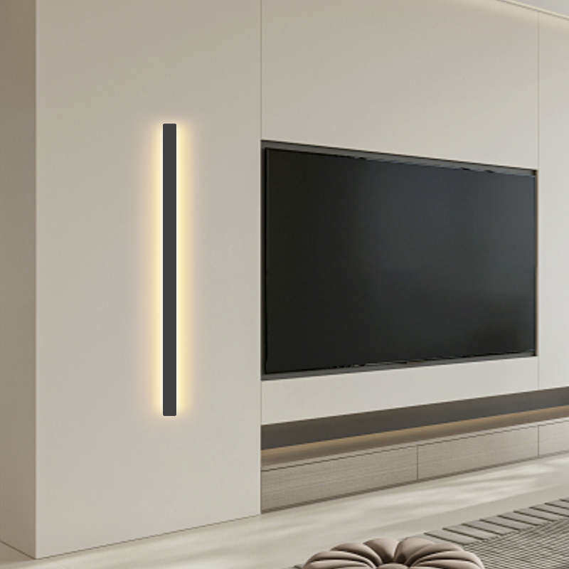 长条壁灯一字型现代简约客厅沙发背景墙灯LED极简线条卧室床头灯,家装灯饰光源,壁灯,淘宝优惠券,粉丝福利购,淘宝优惠卷