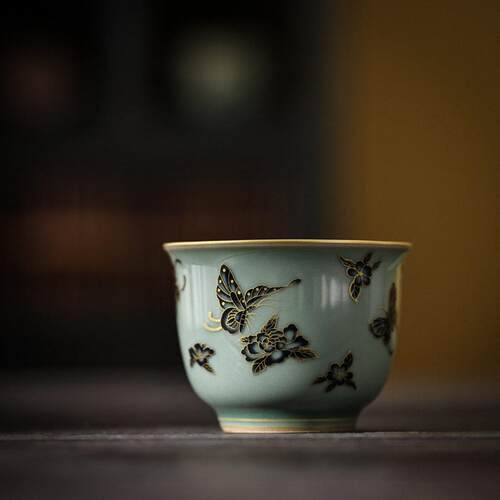 新款直销围炉煮茶专用茶杯青瓷主人杯端品茗杯茶具大茶杯杯个人茶