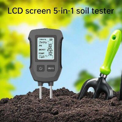 5in1 Soil Tester PH/Moisture/Temp/Fertility/Light Sensor