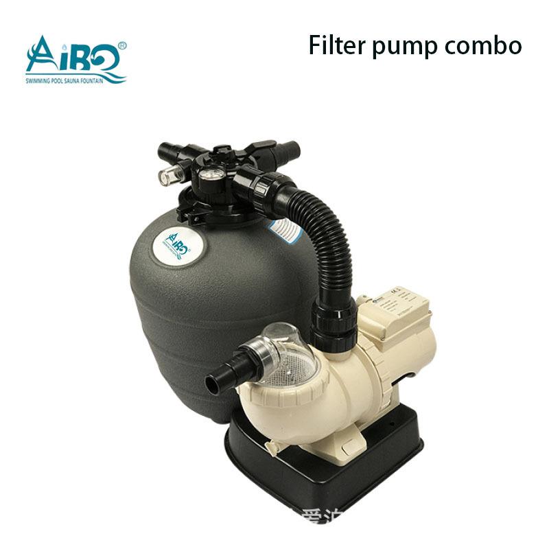 供应游泳池过滤器支架池沙缸连泵组合Filter pump combo