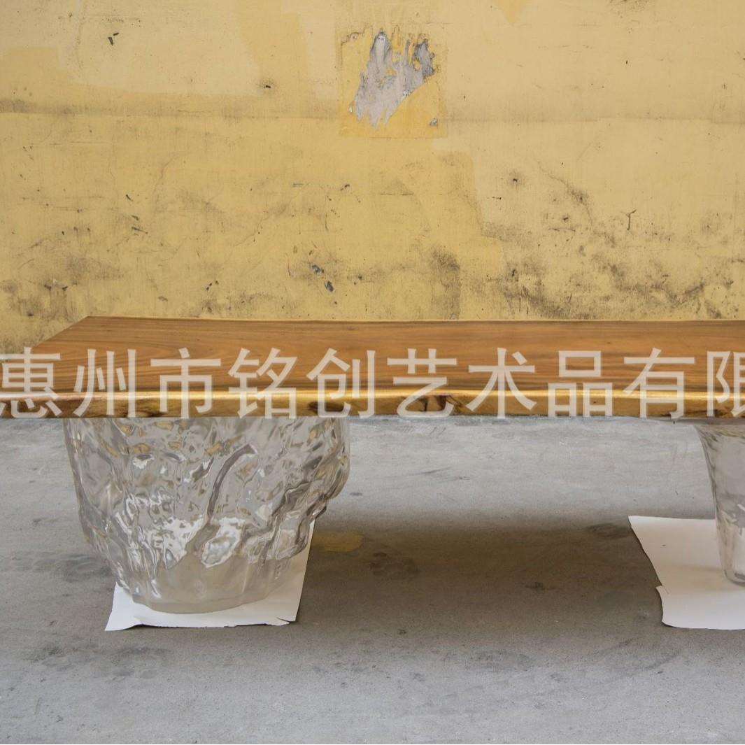 铂晶透明树脂摆件酒店创意铂晶雕塑玄关艺术装饰水晶抽象工艺品