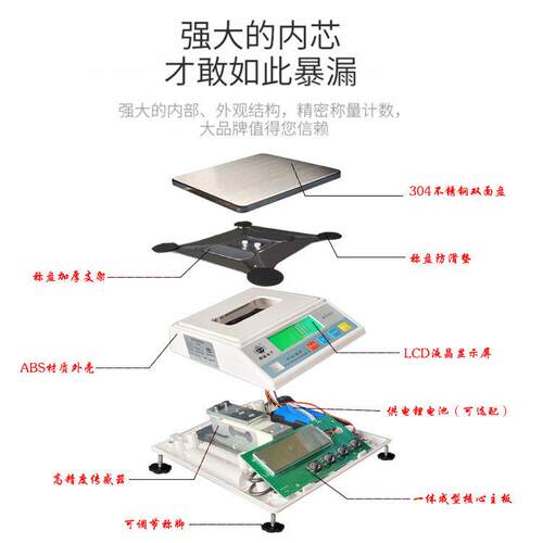 厂家房简BT-457A小型厨房秤重实验室称重约电子秤厨商用家用烘焙