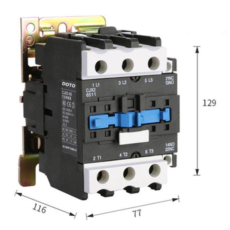 3P CJX2-6511交流接触器线LC1-D6511电磁接触器380v 220v 36v