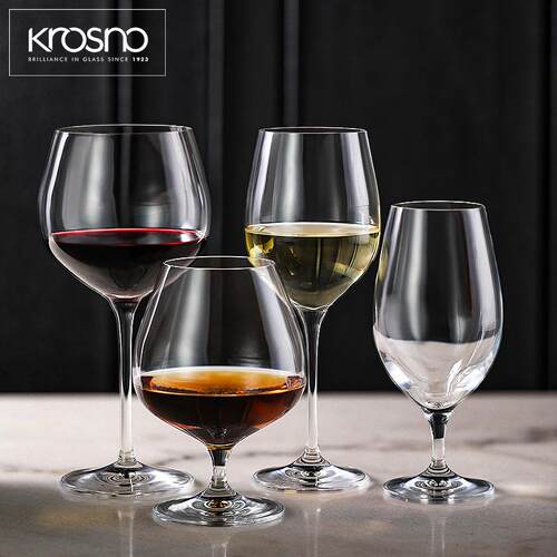 Krosno波兰进口 高颜值水晶玻璃红酒杯 白兰地杯 醒酒器 多功能杯