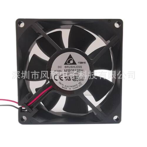 储能新能源台达AFB0812SH轴流风扇 8025 12V 0.34A 双滚珠原装