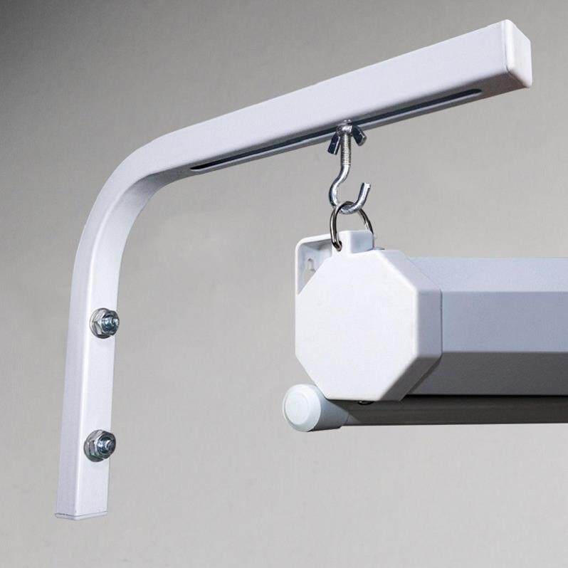 投影仪幕布自锁幕吊架安装挂钩90度L型勾支撑架吊臂支架快装