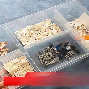 跨界幼儿园艺术区物料隔间存放艺术区边角分类小颗粒积木抽屉存放