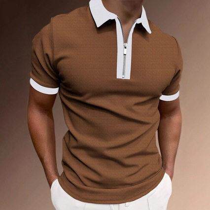 Men’s summer -collar short-sleeve T-shirt suitable