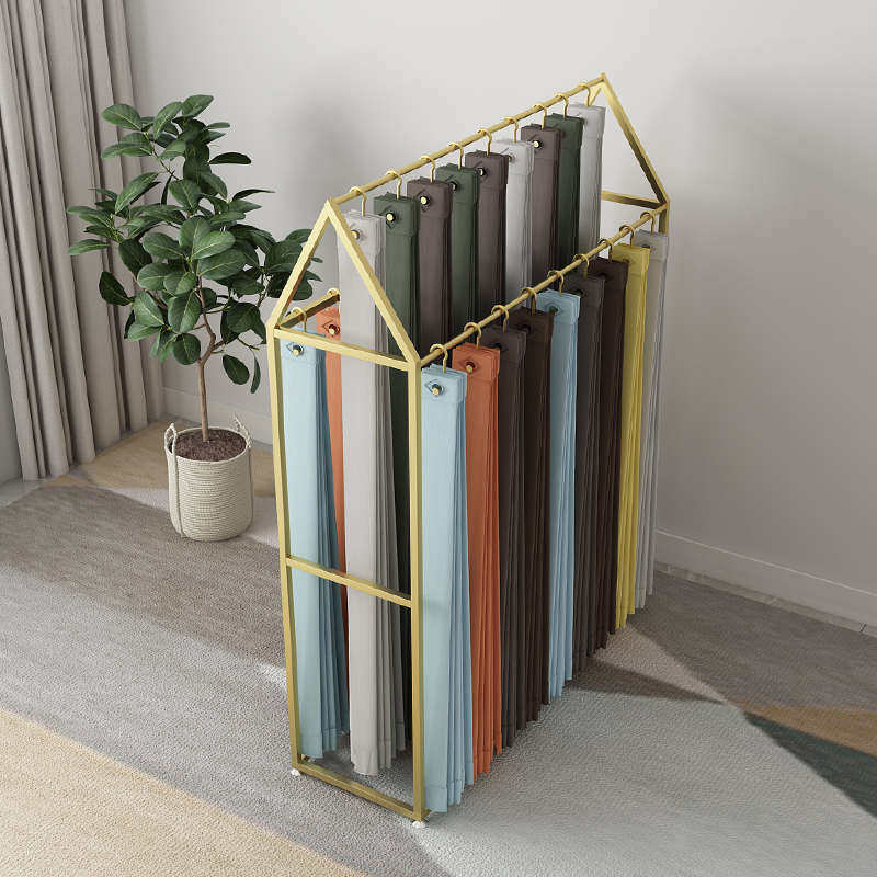 北欧窗帘吊卡展示架家纺布艺落地式陈列架子可移动带轮挂布料样品,商业/办公家具,宣传栏/公告栏,淘宝优惠券,粉丝福利购,淘宝优惠卷