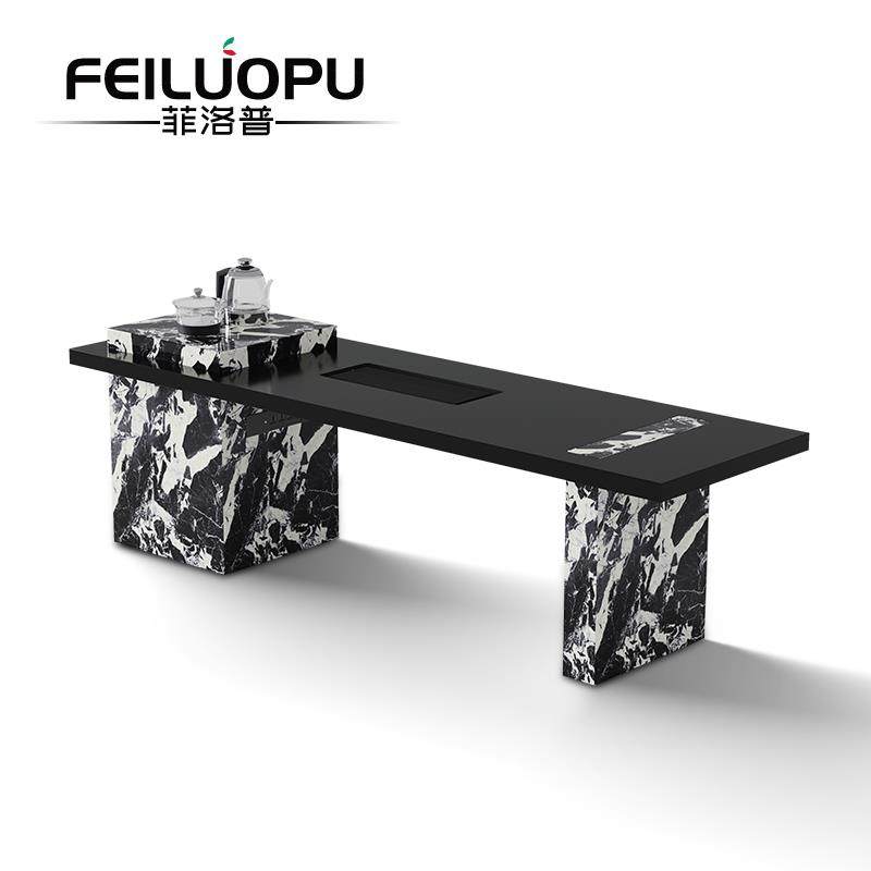 中古风现代简约茶桌椅组合别墅阳台会客设计师款高级感岩板茶台,住宅家具,家用茶台/茶桌,淘宝优惠券,粉丝福利购,淘宝优惠卷