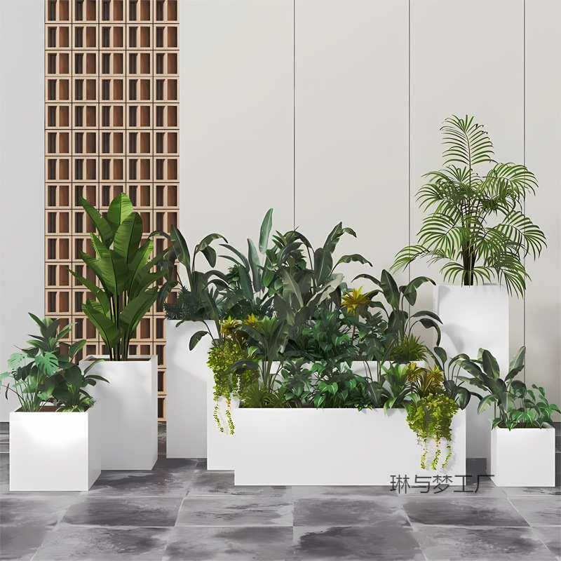 铁艺花箱户外组合不锈钢花槽长条隔断围栏阳台花槽花架种植箱花坛,鲜花速递/花卉仿真/绿植园艺,花盆,淘宝优惠券,粉丝福利购,淘宝优惠卷