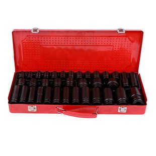 35件气动套筒套装 2寸气动套筒头多规格风动套筒小风炮套筒扳手