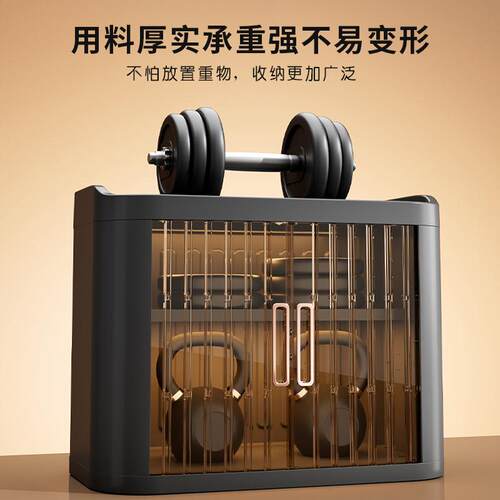 收纳柜储物柜多功能卷帘式多层置物架杯子架茶具咖啡可折叠置物柜