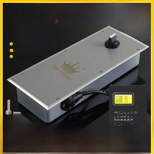 GEKRONE电动地弹簧TWS-8A单双向开启150KG带锁玻璃门智能平开门机