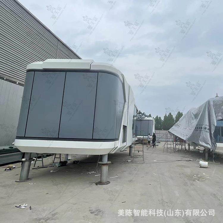 智能太空方舱民宿轻钢别墅房户外移动酒店特色住宿房景区观景房屋