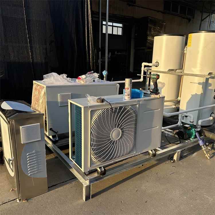 实验用冷ZQD源热水测试一体机冷空气能水源热双泵机组制制热系统