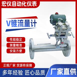 差压式V锥流量计煤气烟气节流装置沼气高压流量传感器