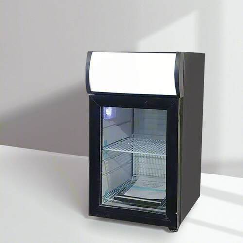 25L玻璃门鱼子酱展示冰箱电子温控器-4~0℃精准控温桌面迷你冰箱