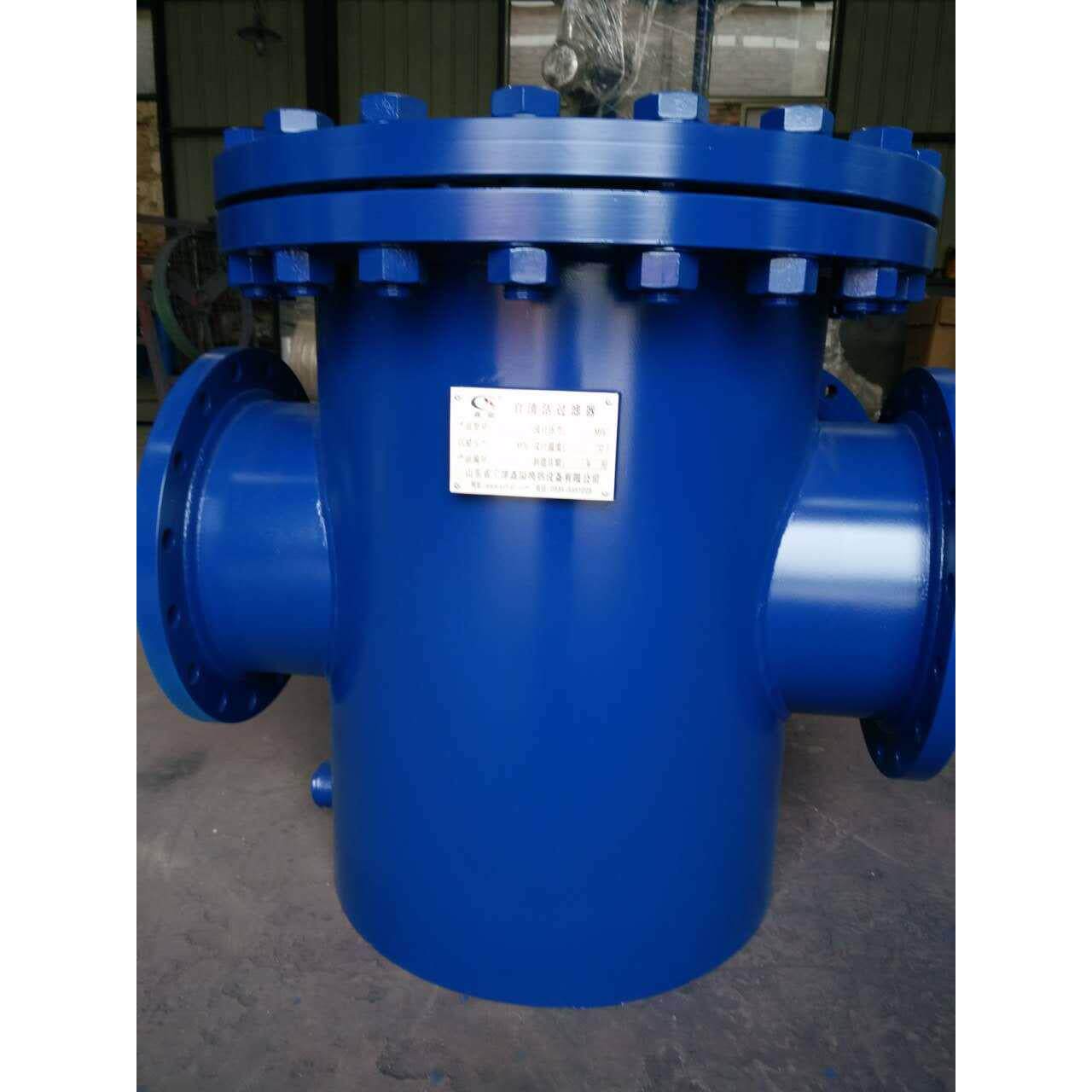 反冲洗过滤器 别称卧式直通除污器 直通除污器 热网除污器