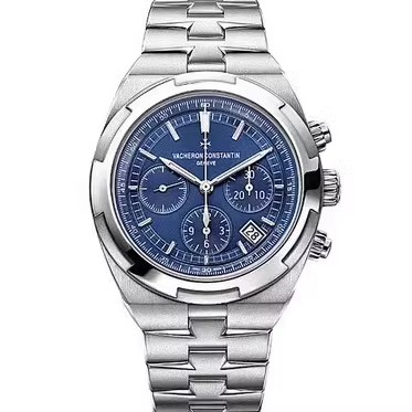 [9.8新]江诗丹顿纵横四海精钢蓝盘自动机械男表5500V/110A-B148