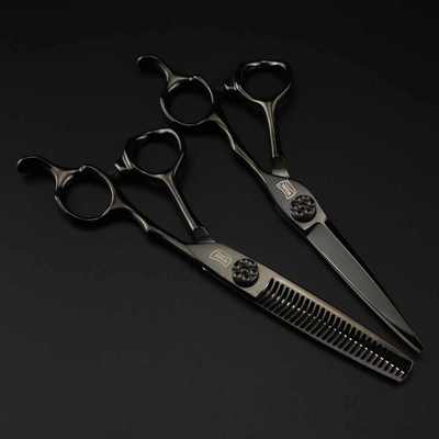 6.0寸FHR10 黑色华尔 个性 美发剪刀 理发剪 平剪 刘海剪