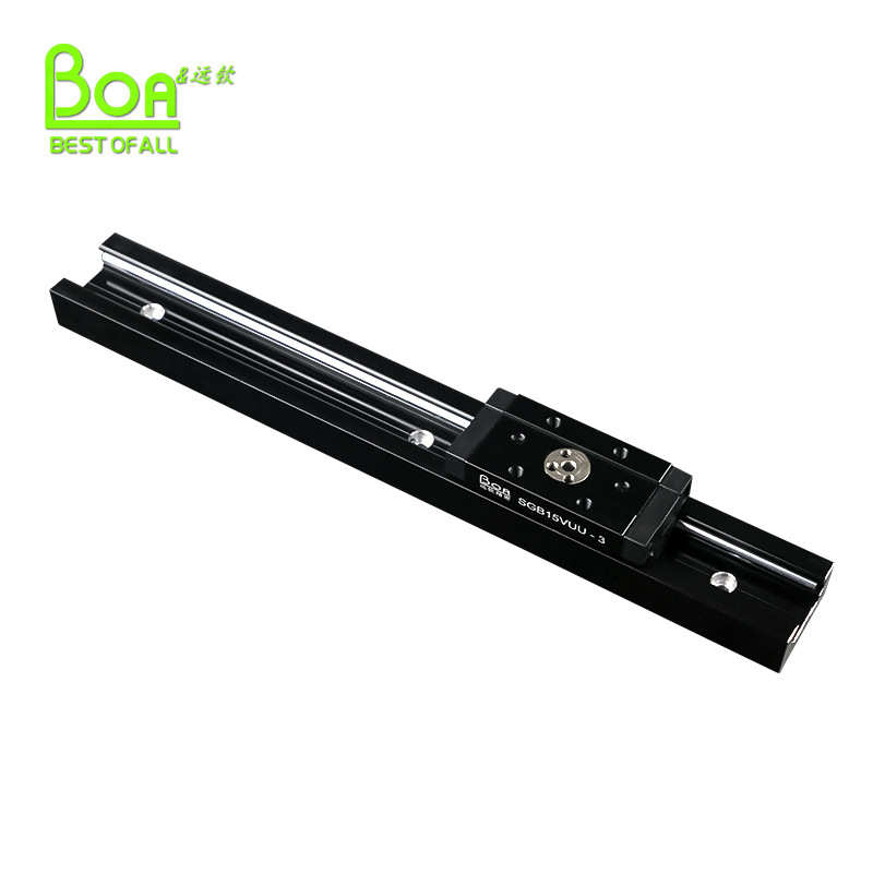 直线导轨锁紧直线导轨便宜耐磨滑台模组双轴心轴承线轨四轮滚珠滑