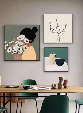 简约客厅壁背墙小清新复古景装饰LJV玄画关走廊卧室床头挂画餐厅