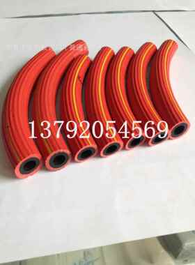 直销双色并联氧气管乙炔管52二工管业用高压软氧化碳管8m-10mmm