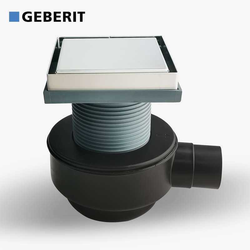 Geberit吉博力水母芯地漏卫生间大排量多重防臭防返水可镶石材
