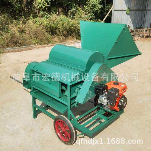 125型苍牵脱引式谷子脱粒机 入喂式黄豆VGB打粒机 术谷机