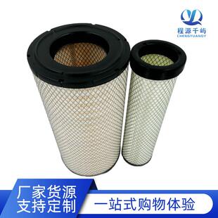 K2447PU纳米长效适配神钢小松挖掘机600-185-4100空气滤芯滤清器