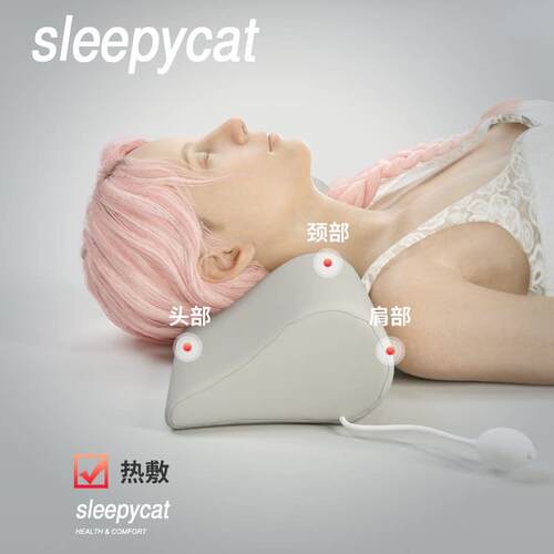 泰国乳胶圆柱颈椎枕小圆枕头护颈专用助睡眠天然长条圆形糖果枕头