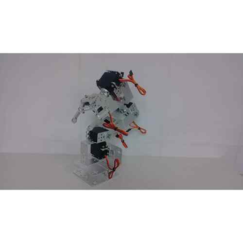 自由度三维旋转机械手臂全套结构件黑白款式