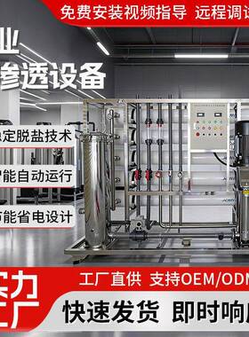 大型工业RO设备反渗透去离子纯水系统食品饮料工厂净水处理设备