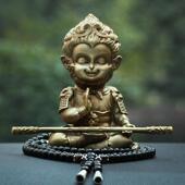 新车礼物高档 男士 正品 纯铜孙空车摆件悟像中汽控台车内饰品新佛款