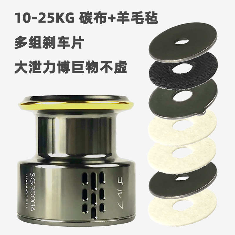 一鲲全金属纺车轮摇臂渔轮远投鱼轮淡水海竿轮泛用微物纺车轮批发