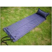 自动充气垫 极地冷山 对折带枕头 互拼式 防潮垫代发 户外防潮