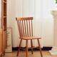 温莎椅北欧实木现餐椅用代简约靠家背椅子原木店饭书桌用实木无品