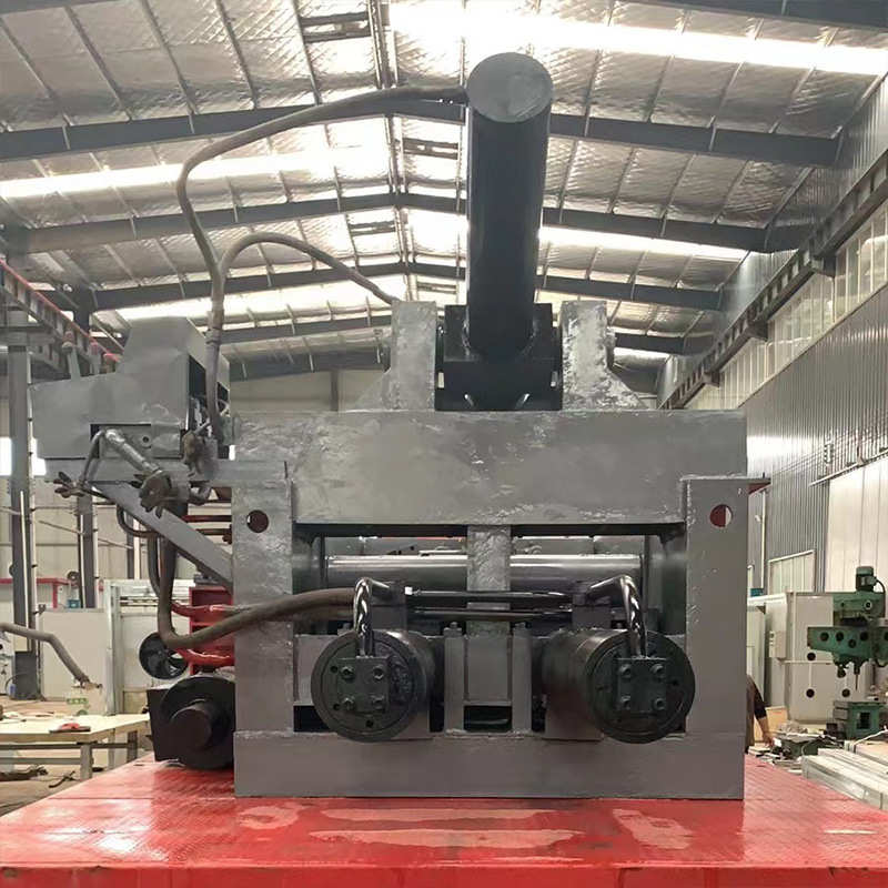 卧式铝型材小型金属压块铁屑彩钢瓦废铝易拉罐塑料瓶液压打包机