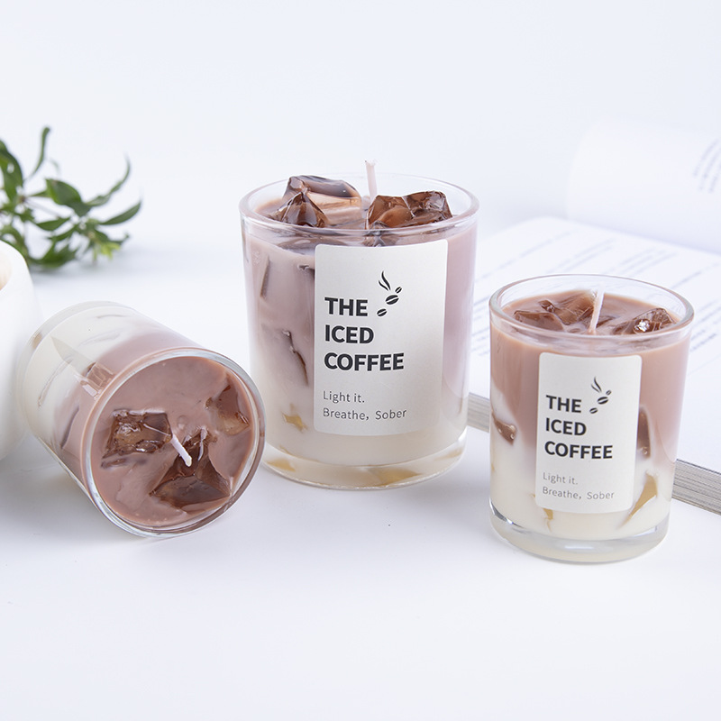 跨境批发创意茶杯果冻派对蜡片