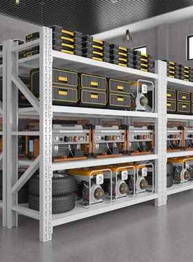 仓承储货架简易货架多层置物架超加强重家用厚铁架子仓库商用快递