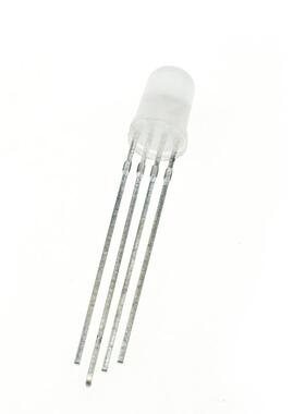 【大芯片超高亮】F5/5mm雾状全彩RGB共阴 金线四脚全彩 led