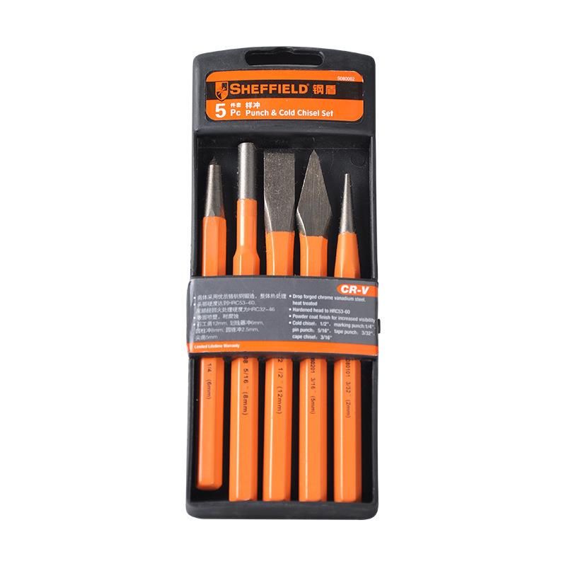 钢盾0800025件样冲套冲钎头钳子工S冲凿扁凿圆柱冲S080002超高硬