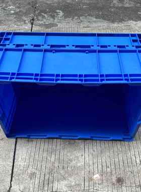 65*43*31cm折叠箱S806C蓝色物流存储塑料箱 水果运输pp材质周转箱
