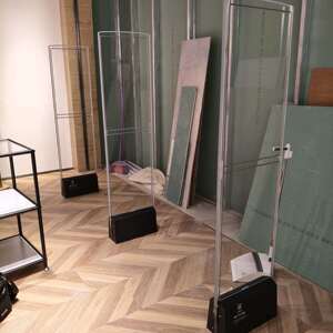 无边框亚克力声磁服装防盗报警门禁超市入口防盗器卖场商品防盗门
