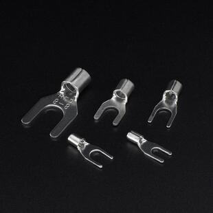 CJH端头SN叉B.SNB3.5 5紫铜0.8厚1000个冷压形接线端鼻子铜子 535