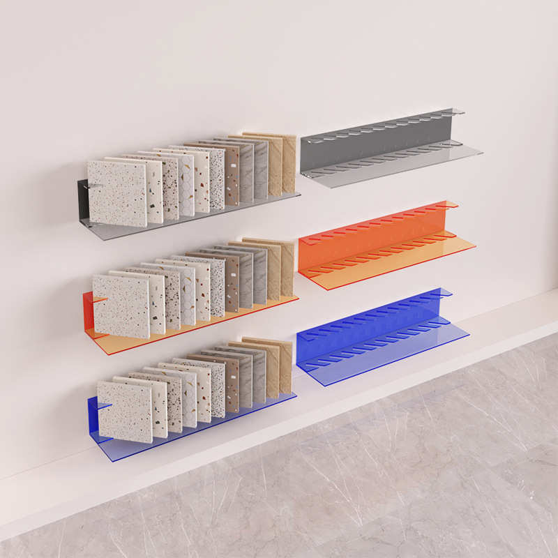 色板色卡专用亚克力挂墙展示架玻璃样品橱柜门坂铝扣板瓷砖展示柜