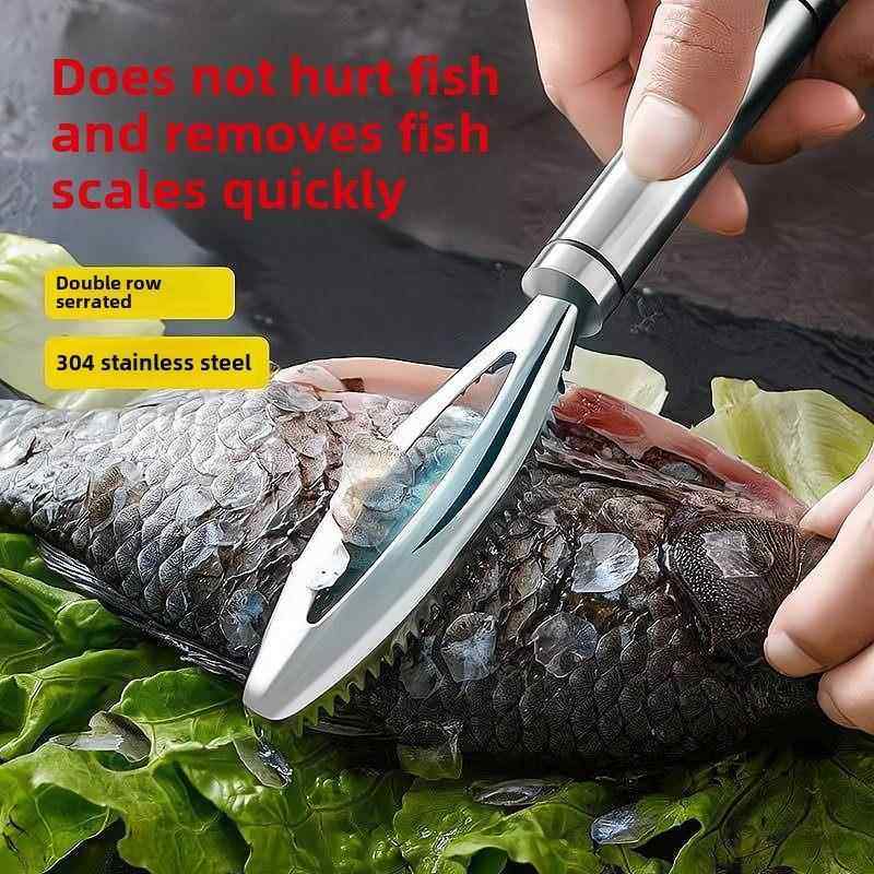 杀鱼刮鳞器不锈钢鱼鳞刨家用手动刮鱼鳞器鱼鳞刷防飞溅鱼鳞刀去鱼,厨房/烹饪用具,鱼鳞刨,淘宝优惠券,粉丝福利购,淘宝优惠卷
