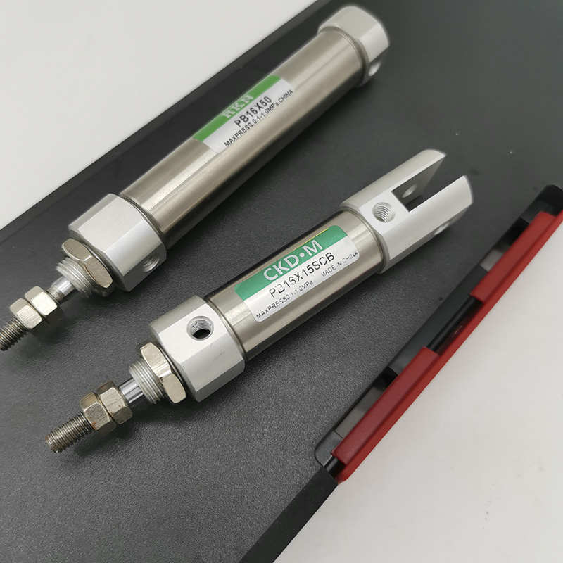 亚德客型不锈钢迷你气缸PB12X5/10/15/20*25/30/40/50/60/75SU